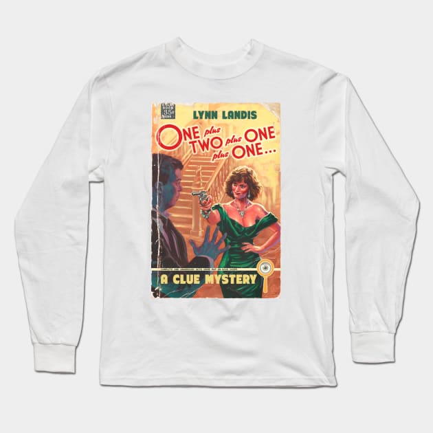 One Plus Two Plus One Plus One Paperback Long Sleeve T-Shirt by sandradeillustration